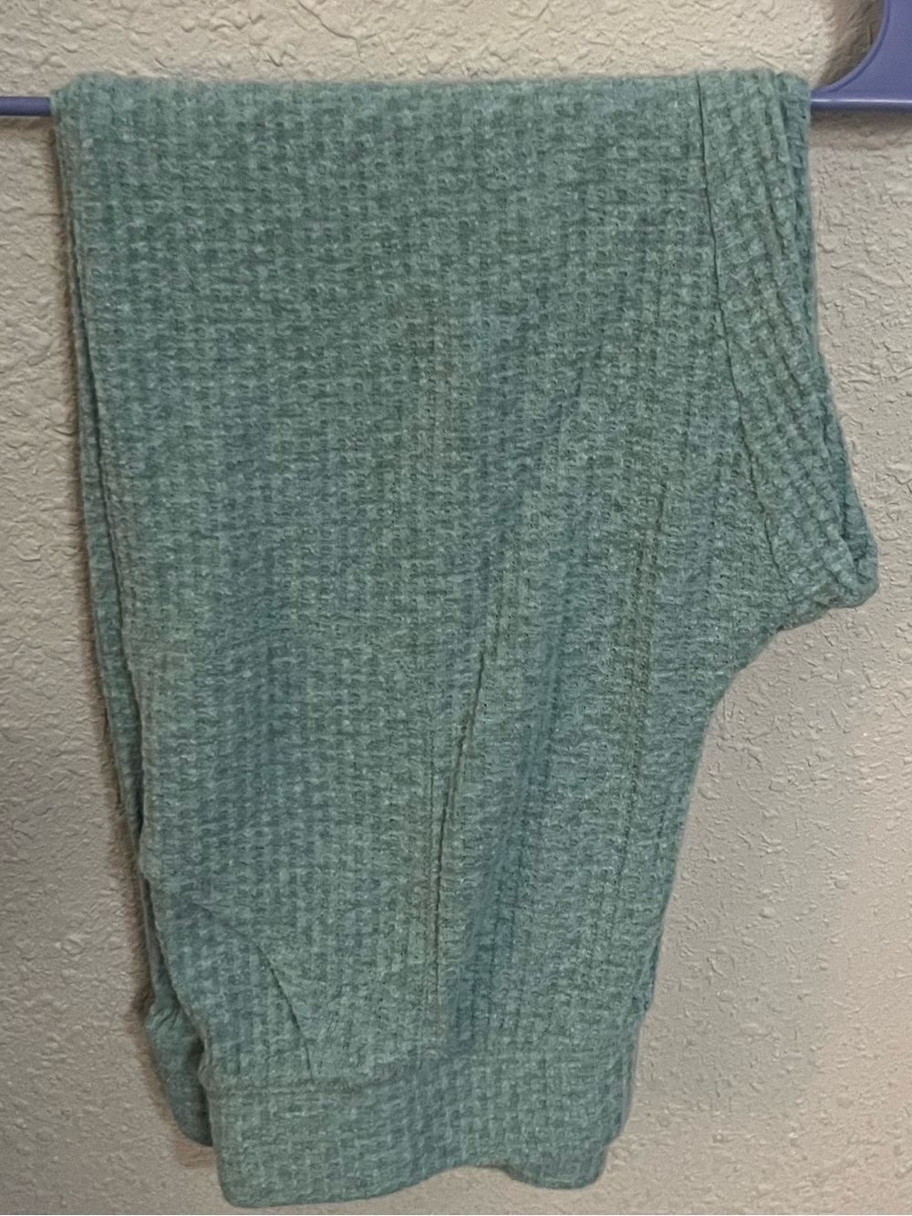 Sage Green Waffle Knit High Rise Leggings Women’s Cozy Lounge Pants